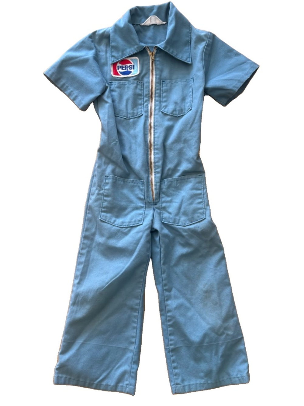 Vintage Kids Pepsi Blue Jumpsuit Costume